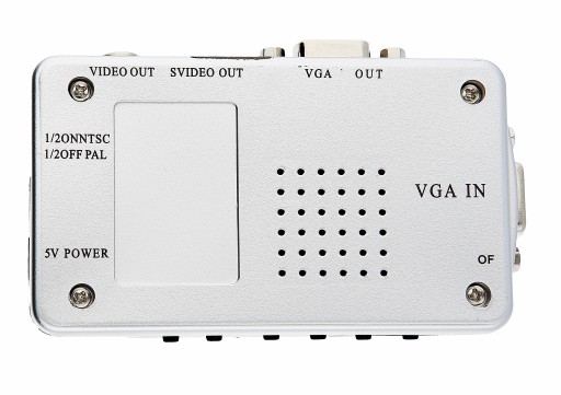 КОМПЛЕКТ ПРЕОБРАЗОВАТЕЛЯ СИГНАЛА AV VGA - CVBS S-VIDEO VGA