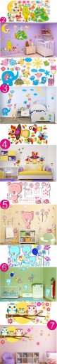 наклейки детские на стену, N11, 120см х 240см