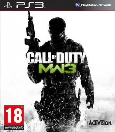 CALL OF DUTY MW3 PS3 MODERN WARFARE 3 PLAY STATION ИГРОВАЯ КОРОБКА MW3