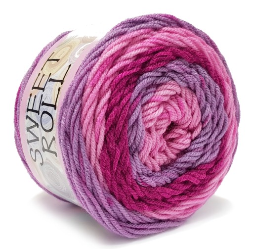 SWEET ROLL YARN акрил 140г РОЗОВЫЙ 1047-05