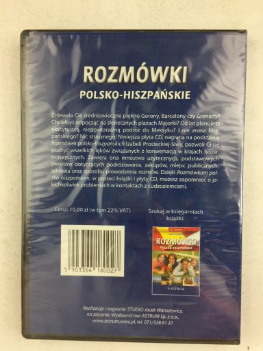 Rozmówki polsko-hiszpańskie audiobook/folia