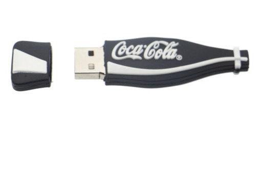 НАКОПИТЕЛЬ 32 ГБ USB БУТЫЛКА COCA COLA ЧЕРНЫЙ БЕЛЫЙ