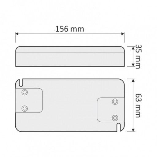 Zasilacz do żarówek LED TAŚM 230V/12V DC 80W PLUS