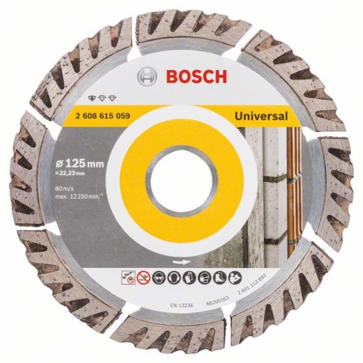 BOSCH DIAMOND DISC 125 UNIVERSAL бетонный кирпич