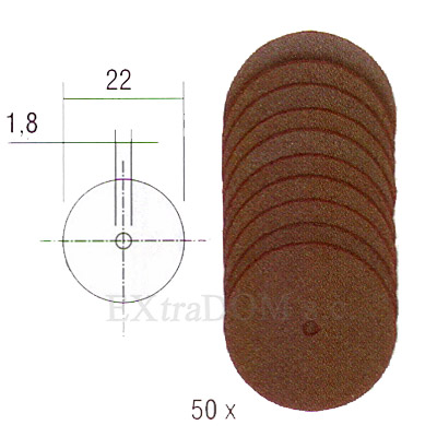 Диски отрезные корундовые Proxxon 50 шт 28812