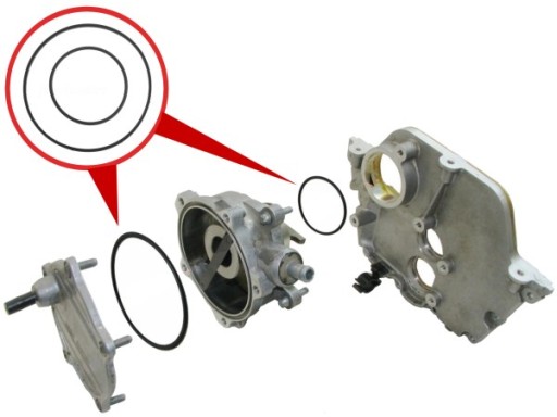 УПЛОТНИТЕЛЬНОЕ КОЛЬЦО ВАКУУМНОГО НАСОСА ДЛЯ BMW E46 E88 N46 N42