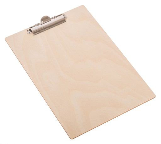 PODKŁADKA z klipem A4 + A5 CLIPBOARD sklejka KLIPS