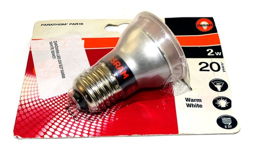 СВЕТОДИОДНАЯ ЛАМПА OSRAM PARATHOM PAR16 2W E27 230V