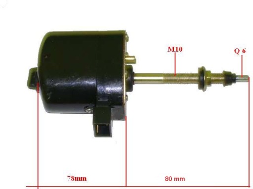 Электродвигатель стеклоочистителя URSUS и т. д. короткий