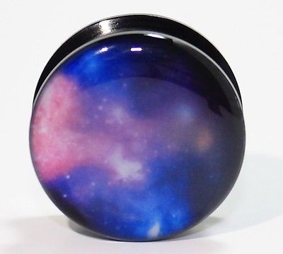 TUNELE PLUGI AKRYLOWY TUNEL PLUG GALAXY 6 mm
