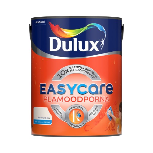 DULUX EASYCARE ЛАТЕКСНАЯ КРАСКА СТОЙКАЯ К ПЯТЯНИЯм Уникальный экрю 5л