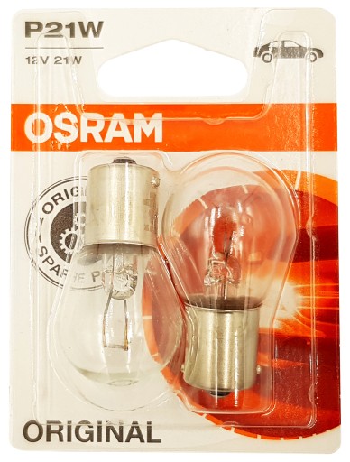 ЛАМПОЧКИ OSRAM P21W 12V 21W BA15S DUO