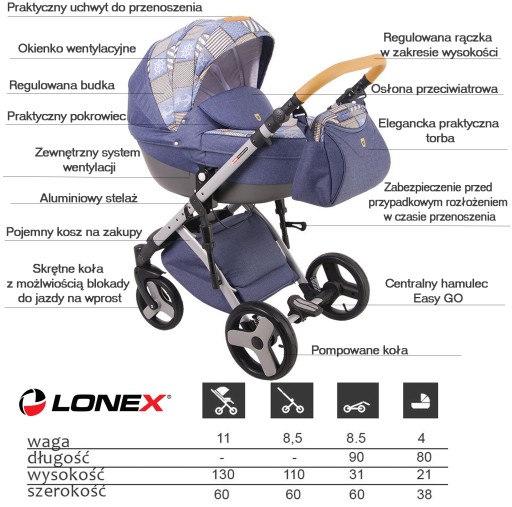 Детская коляска Comfort Carello Lonex 2в1 02