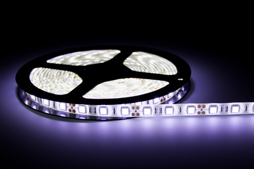 Светодиодная лента SMD 5050 5М 300 IP20 12В холодный цвет