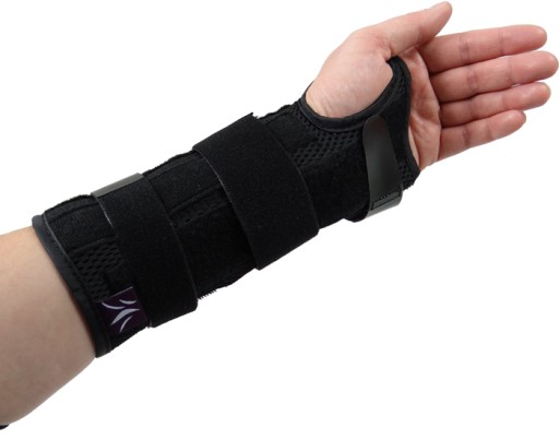 STABILIZATOR nadgarstka SZYNĄ orteza NA RĘKĘ XL lewa