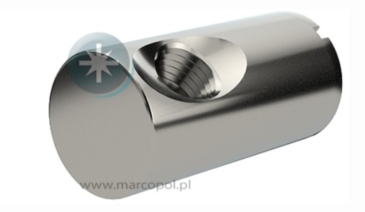 Nakrętka wałeczkowa M6 x 10 x 13 NSYMET (50 szt)