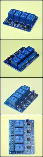 4-КАНАЛЬНЫЙ РЕЛЕЙНЫЙ МОДУЛЬ, ОПТОИЗОЛЯЦИЯ 5В