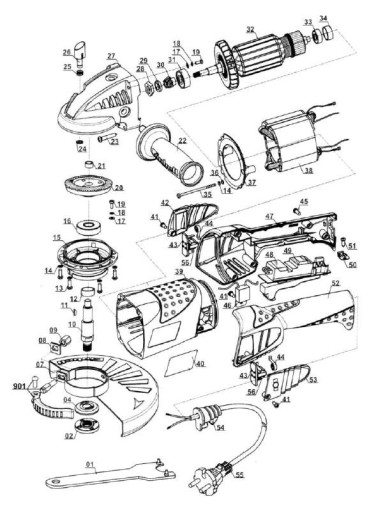 Переключатель кофемолки EINHELL RT-AG 230