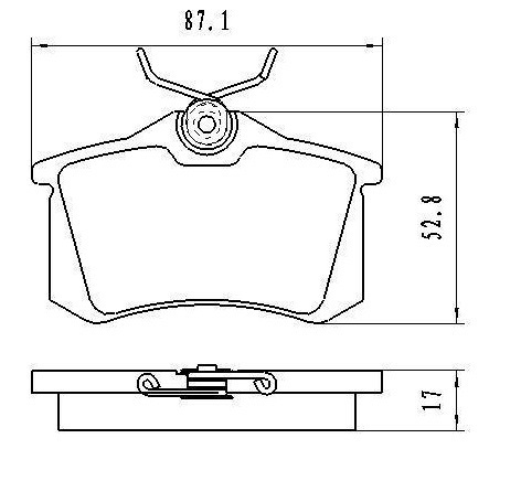 ЗАДНИЕ ДИСКИ + КОЛОДКИ PEUGEOT PARTNER 307 C4 C3 C2