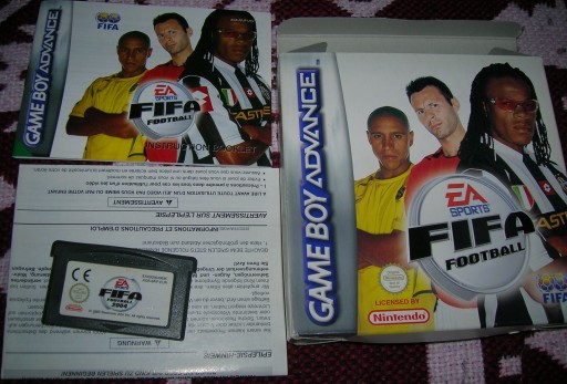 Футбольная игра GBA FIFA в сборе из Англии