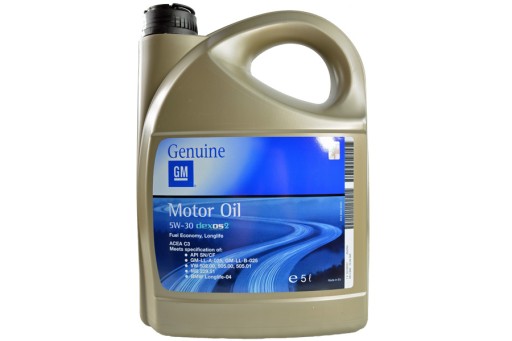 OPEL GM OIL 5W30 5L DEXOS 2 КРАКОВ