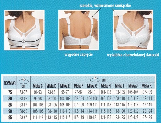 Biustonosz miękki Viki 582 Maja beżowy 95F
