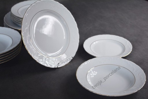 TALERZ Obiadowy ROCOCO 25cm 3604 ĆMIELÓW GATUNEK 1