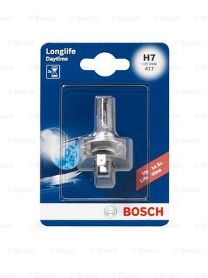 ЛАМПА BOSCH H7 12В 55Вт Longlife Дневная 1 шт.