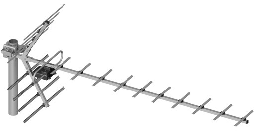 Телевизионная антенна ДИПОЛЬ 19/21-69 DVB-T Lna-177+F