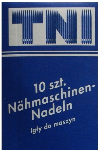 ИГЛЫ LUCZNIK ПОЛУПЛОСКИЕ 70 ДЛЯ ТКАНИ - 10 шт.