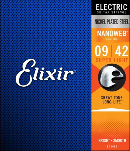 ELIXIR 12002 NANOWEB ЭЛЕКТРИЧЕСКИЕ СТРУНЫ 9-42