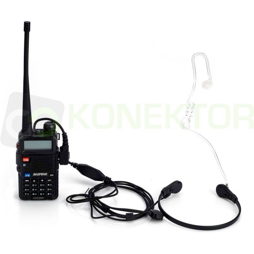 ЛАРИНГОФОН С ТЕЛЕФОННОЙ трубкой, вилка Baofeng Wouxun Kenwood