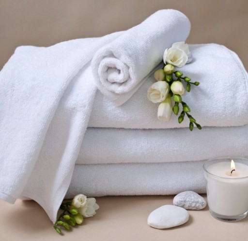 Полотенца HAH HOTEL SPA 50х100 белые и цветные 500г/м