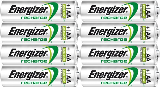 8 аккумуляторов ENERGIZER Power Plus AA R6, 2000 мАч