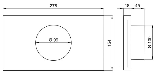 УМЕНЬШЕНИЕ СОЕДИНИТЕЛЬНОГО ДИАМЕТРА. 100 мм ДЛЯ СЕТКИ 17x30 см