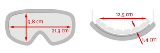 СТЕКЛО ОЧКОВ ARCTICA G-105, ОРАНЖЕВЫЙ