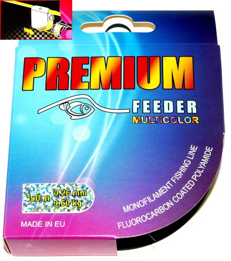 Żyłka wędkarska FLUOROCARBON FEEDER multicolor0,26