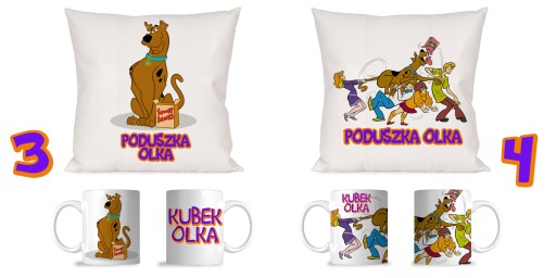 НАБОР ПОДУШЕК ДЛЯ КРУЖЕК «SCOOBY DOO» В ПОДАРОК ​​40 шт.1