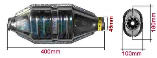 Корпус STRAMIENICA, корпус 45 мм, катализатор PŁ