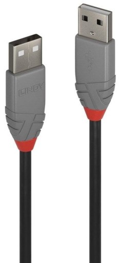 КАБЕЛЬ USB 2.0 A-A LINDY ANTHRA LINE 36690 0,2 м