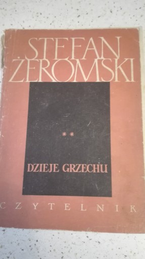 Стефан Жеромский «История греха».