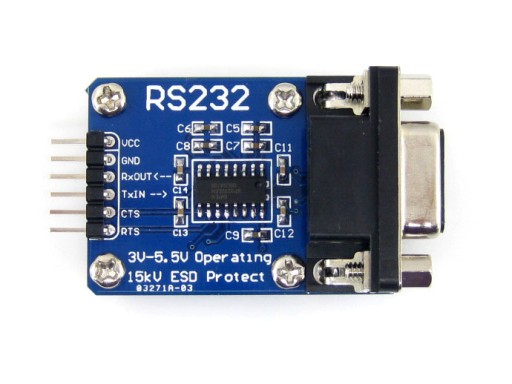 RS232 UART TTL 3,3 В 5 В DB9 ARDUINO STM32 AVR