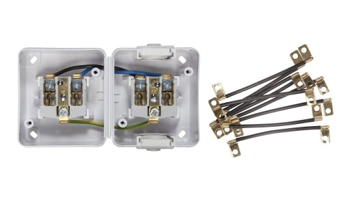 KARLIK JUNIOR 2xGNIAZDO N/T HERM IP54 BRĄZ 4GHE-2