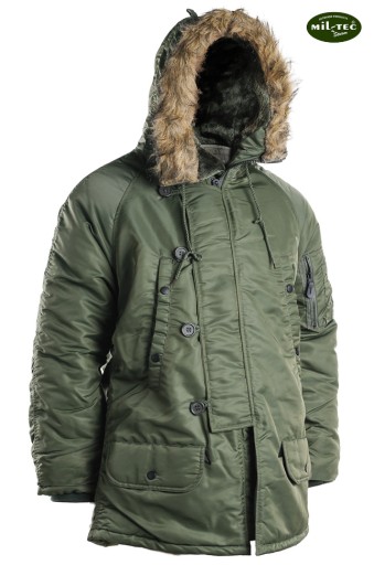 ALASKA PARKA N3B Базовая зимняя куртка OLIV - XL