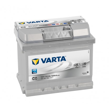 АККУМУЛЯТОР VARTA SILVER 52 Ач C6 PIASECZNO