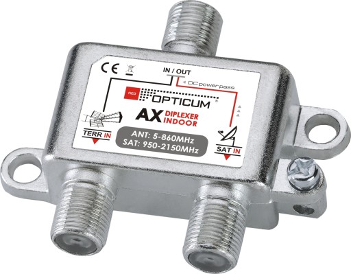 Комбайнер TV/SAT OPTICUM DIPLEXER FOR SINGLE. #LX5147