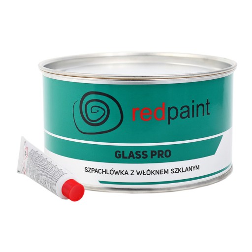 ШПАТЛЕВКА REDPAINT GLASS PRO 1,8 КГ С ВОЛОКНОМ