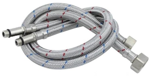 ШЛАНГ АККУМУЛЯТОРА (ДЛИНА НА КОНЦЕ 1/2 ДЮЙМА M10x1) 110см 2шт.