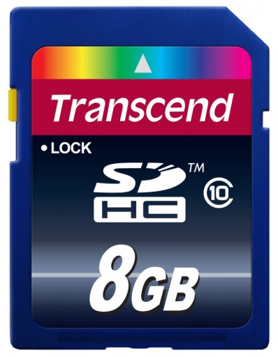 Карта памяти TRANSCEND 8 ГБ SD SDHC КЛАСС 10