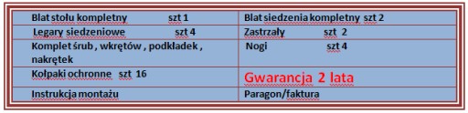 Садовый стол Пивной стол 200x180NI ПРОИЗВОДИТЕЛЬ
